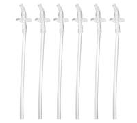 RUNROTOO 1 lot de pailles de rechange pour bouteilles d'eau - réutilisables en silicone de 21,5 cm avec embout pour gobelets à bec, bouteilles d'eau pour tout-petits et gobelets isothermes