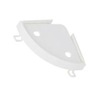 RUNROTOO 1pièce Étagère Angle Murale Blanche pour Salle de Bain et Cuisine Support de Rangement sans Perçage Porte-Accessoires Pratique et Résistant pour Crèmes Serviettes et Brosses