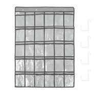 RUNROTOO 1pièce Organisateur Suspendu Multi-Poches pour Porte et Mur Pochette de Rangement Non Tissée Résistante pour Accessoires Quotidiens avec Crochets pour Maison Bureau Chambre