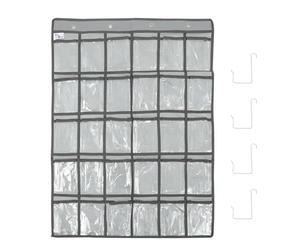 RUNROTOO 1pièce Organisateur Suspendu Multi-Poches pour Porte et Mur Pochette de Rangement Non Tissée Résistante pour Accessoires Quotidiens avec Crochets pour Maison Bureau Chambre