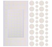 RUNROTOO 200pièces Points Adhésifs Double Face Acrylique Transparents pour DIY sans Traces Réutilisables pour Papier