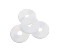 RUNROTOO 4pièces Plaques de Recouvrement de Tuyaux Autocollantes avec Bride Fendue Cache Mural Rond Décoratif pour Plomberie Colliers de Recouvrement pour Trous Muraux de Robinet Lot