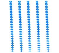 RUNROTOO 5pièces Lot de Spirales Plastique pour Reliure de Carnets Coils Résistants et Réutilisables Couleurs Aléatoires Accessoires pour Cahiers Ouverture Manuelle sans Couleur Aléatoire