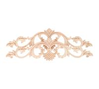 RUNROTOO Appliques Décoratives Lot de 2 Pièces, Style Classique Élégant en Bois Massif Facile à Installer pour Armoires pour Meubles et Placards