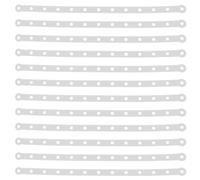 RUNROTOO Bandes Suspendre Installation Rapide en Plastique Blanc Lot de 40 Usage Polyvalent pour Rallonge de Cintre de Placard pour Sèche-Linge et Salles de Bain
