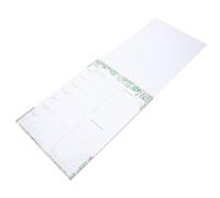 RUNROTOO Bloc-notes et Papier Aimanté Blanc pour Réfrigérateur Fonction Rappel Magnétique pour Liste de Courses Quotidienne