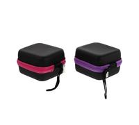 RUNROTOO Étui de Transport 5ml pour Flacons D'huiles Essentielles 7-8 Compartiments en Eva Antichoc Fermeture Éclair, Organiseur Pratique Facile à Ranger Couleur Couleur Aléatoire