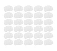 RUNROTOO Housses D'appuie-tête Jetables Lot de 50 Pièces 50 en Tissu Non Tissé Blanc, Pliables et Respirantes, Adaptées pour Visage et Tête en ou Massages
