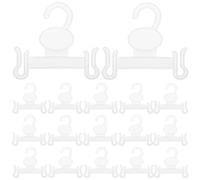 RUNROTOO Lot de 100 Accroche-Chaussures en Plastique Blanc pour Tongs et Sandales, Porte-Chaussures Suspendu Pratique et Polyvalent, pour Placard ou Supermarché