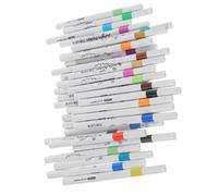 RUNROTOO Marqueurs de Peinture Acrylique 36 Pièces Pointe Fine et Pinceau, Plastique et Propylène, Écriture Fluide, pour Dessin, Décoration Céramique et Projets DIY
