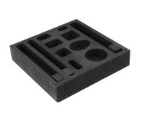 RUNROTOO Moule à Lingots en Graphite 11 Trous Creuset à Haute Densité Moule Rectangulaire pour Fabrication de Bijoux et Purification de Métaux Fusion Fusion Métal Raffinage Artisanat