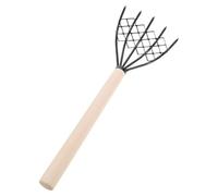 RUNROTOO Outil pour la pêche aux palourdes râteaux à Griffes en métal avec Manche Ergonomique et Tamis pour la récolte des palourdes et huîtres, léger et Portable, 39 cm