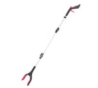 RUNROTOO Pince Ramasse-déchets Pliable Trois Volets Portable Outil de Ramassage sans Bending Long Manche pour Déchets et Objets au Sol