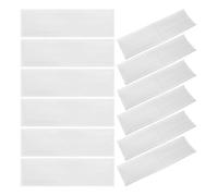 RUNROTOO Pochette Adhésive en Pvc pour Classement de Documents, Lot de 20 Pièces, Porte-onglets Transparent pour Organisation Facile des Fournitures de Bureau