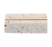 RUNROTOO Porte-Cartes de Visite de Bureau - Porte-Menu de Table Moderne en résine - Présentoir à étiquettes Motif marbre pour Marque-Places, Cartes de Visite et décoration événementielle