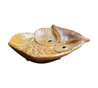 RUNROTOO Porte-fruits en Céramique Léger et Résistant Lave-vaisselle, Assiette Décorative pour Fruits et Porte-clés, Maison Meuble à Chaussures Couleur Aléatoire