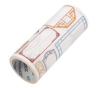 RUNROTOO Ruban Adhésif Washi Vintage Facile à Transporter pour Scrapbooking sans Résidu, Rouleau Unique pour Décorations de Journaux et Loisirs Créatifs