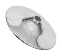 RUNROTOO Socle Pivotant Base Stable Robuste Argenté en Acier Inoxydable Optimisée pour Travail de Coiffure pour Fauteuil de Salon et Fauteuil de