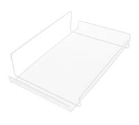 RUNROTOO Support de Rangement Mural Blanc en Fer pour Routeur et Caméra de Sécurité, Étagère sans Percer pour Chambre et Salon, Design Fonctionnel et Robuste