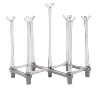 RUNROTOO Support pour Verre à Vin Pliable en Pp Cuisine et Bar, Organise Assiettes de L'espace Placards, Design Créatif et Esthétique