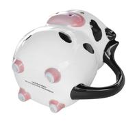 RUNROTOO Tasse à Café Forme Vache 3d Grosse Capacité avec Rétention de Chaleur en Céramique pour Décoration Bureau et Femmes