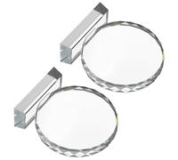 RUNROTOO Trophées en Verre Transparent Décoration Élégante Motif Tournesol Lot de 2 Clarté Superbe et Manipulation Sécurisée pour Fêtes et Bureaux D'garçon et Filles