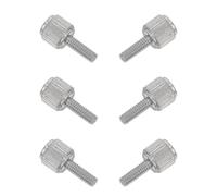 RUNROTOO Vis de Blocage Moletée M2.5 X 8mm 6 Pièces en Métal Haute Dureté Précision Améliorée et Stabilité pour Étrier à Vernier pour Usage Quotidien et Atelier