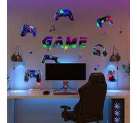 Runtoo Stickers muraux pour chambre de joueur pour garçons - Autocollants muraux pour jeux vidéo pour enfants - Décoration PlayStation