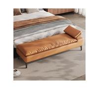 RUNZE765Z Décoratif Bedroom Bedside Stool High-End Couch Clothes Bench | Banc long for vestiaire, canapé, banc de salon(Orange)
