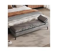 RUNZE765Z Décoratif Bedroom Bedside Stool High-End Couch Clothes Bench | Banc long for vestiaire, canapé, banc de salon(Grigio)