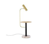 RUNZE765Z Haute Lampadaire avec plateau en métal, lampadaire rustique | Table d'appoint avec étagères modernes for chambre à coucher, salon, bureau