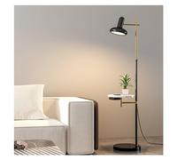 RUNZE765Z Haute Lampadaire créatif moderne et contemporain avec une table | Lampadaires en métal avec plateau en marbre