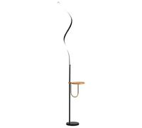RUNZE765Z Haute Moderne et élégant avec lampadaire à plateau | Avec base en marbre, lampadaire à luminosité réglable for chambre à coucher