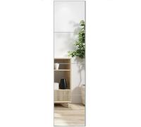 Ruomeng Carreaux de Miroir Mural Pleine Longueur - 25,4 x 25,4 cm x 4 pièces sans Cadre pour Salle de Sport, Salle de Sport, Salle de Bain, Chambre à Coucher, Salon