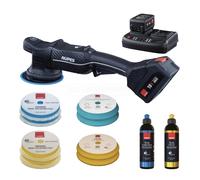 RUPES iBRID Machine Polisseuse Excentrique 15mm Ø125mm - 2 Batteries - Chargeur