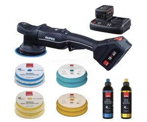 RUPES iBRID Machine Polisseuse Excentrique 15mm Ø125mm - 2 Batteries - Chargeur
