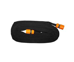 RURIS 1215PC Tuyau Poreux Plat Textile 15 m Oxford 210D 9-10 L/min | Économise jusqu'à 80% d'eau en irriguant directement les racines des plantes