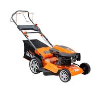 RURIS DAC 120XLS Tondeuse Thermique Autotractée 4CV 161cc 460 mm Bac 55L | Autotractée avec grandes roues, elle couvre jusqu'à 1600 m², même en pente