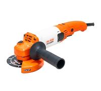 RURIS Meuleuse d’angle électrique RA1100V 1000W, disque 125 mm, vitesse variable 3000-11000 tr/min, blocage interrupteur, outil polyvalent pour coupe et meulage métal, béton, pierre, bois
