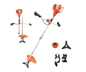 RURIS Power for Nature Débroussailleuse Thermique RR362 2 Temps 36,3 cm3, 2,4 CV, 255mm - Harnais Dual Balance, Poignées ergonomiques à Deux Segments, Orange