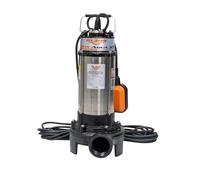 Pompe submersible 1300W eau sale à flotteur débit 18m3/h décharge 12m stator cuivre Ruris Aqua 35