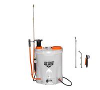 RURIS Power for Nature Pulvérisateur Électrique et Manuel RS 2000, Réservoir 20L, Batterie 12V 8Ah, Pression du Moteur 5,5 Bar, Chargeur Inclus, Orange