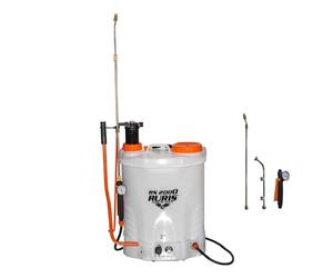RURIS Power for Nature Pulvérisateur Électrique et Manuel RS 2000, Réservoir 20L, Batterie 12V 8Ah, Pression du Moteur 5,5 Bar, Chargeur Inclus, Orange