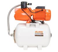 RURIS POWER FOR NATURE Station d'eau domestique avec Manomètre & Réservoir Surpresseur Aquapower 5010S 2200W, reservoir 50l, profondeur max 9m, hauteur max 70m
