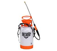 RURIS Pulvérisateur Manuel RS500S - Réservoir 5L, Lance Métallique, Pression 2-3 Bar, Poignée Ergonomique, Soupape de Sécurité, Idéal Jardin et Serre, Orange