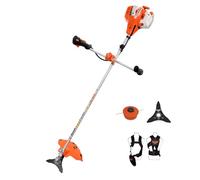 RURIS RR400, Debrousailleuse, 2,8H, Bobine Coupe File Professionelle, Support Guidon Rrgonomique, Disque Triple, Harnais de Sécurité Ergonomique, Orange