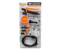 RURIS RS Easy Fit Full Kit Pulvérisateur 6 Buses Manometre Tuyau 1,2 m, Orange
