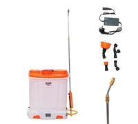 RURIS RSE1900S Pulvérisateur Électrique 18L 12V 8Ah 6Bar Accessoires Jardin, Orange