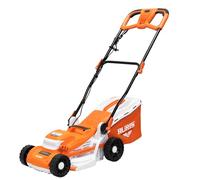RURIS RXE1400 Tondeuse Électrique 1400W 340 mm 6 Hauteurs Bac 35 L