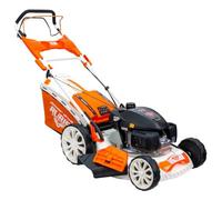 RURIS Tondeuse à Gazon Thermique RX444S, Moteur Honda 4,6 CV, 510 mm, Sac 65 L, 5 Fonctions : Ramassage, Éjection Arrière et Latérale, Mulching, Autonettoyage, Autopropulsée